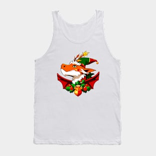 christmas dragon Tank Top